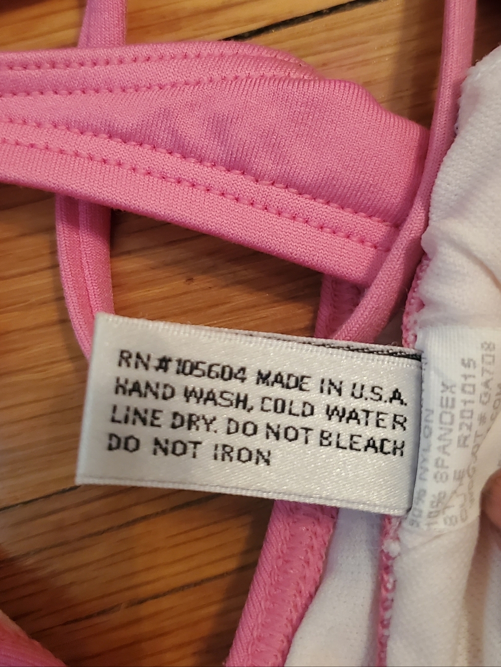 Rampage Pink Bikini Top - Picture 7 of 7